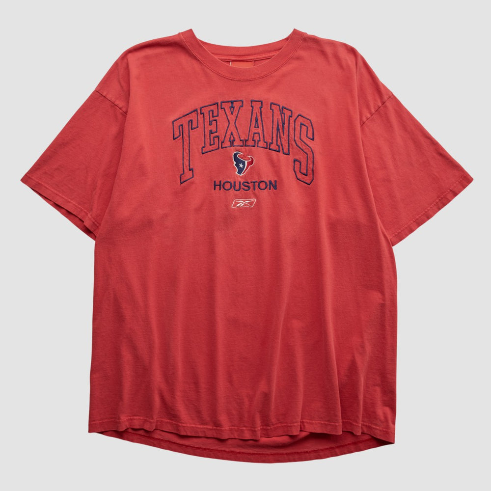 Houston Texans Reebok 2000s T-shirt Red Vintage | Fanatics