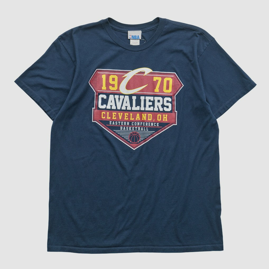 Cleveland Cavaliers NBA 2000s T-shirt Navy Vintage - NBA
