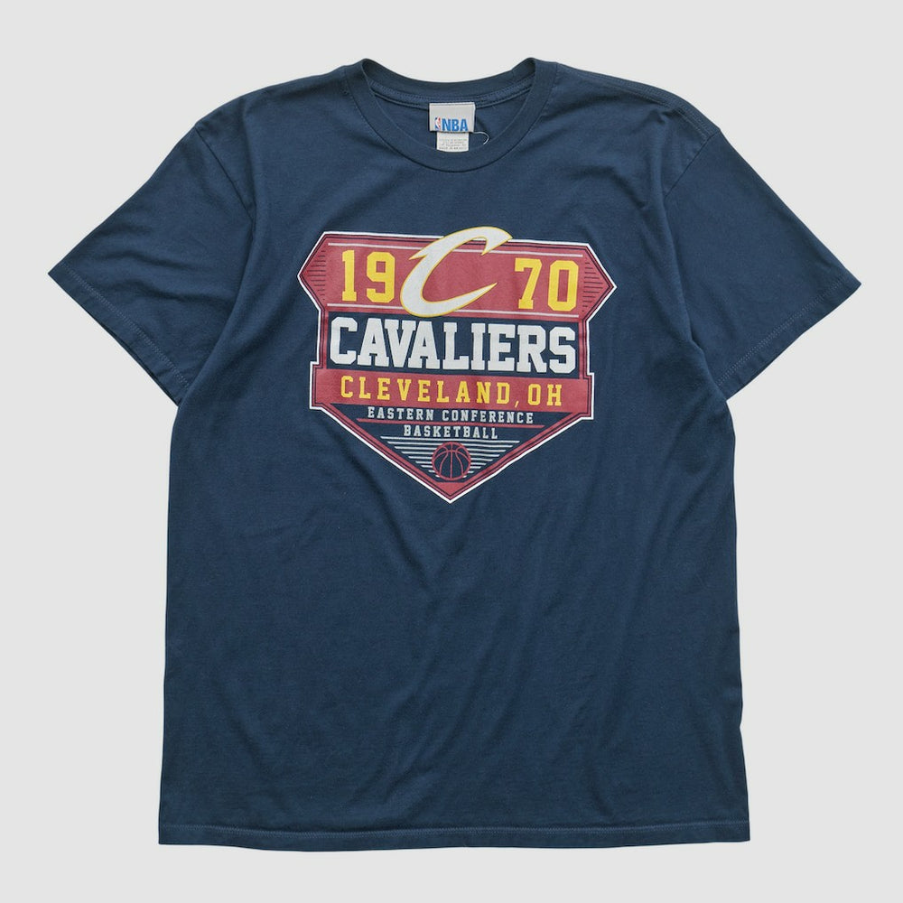 Cleveland Cavaliers NBA 2000s T-shirt Navy Vintage - NBA