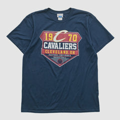 Cleveland Cavaliers NBA 2000s T-shirt Navy Vintage - NBA