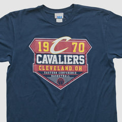 Cleveland Cavaliers NBA 2000s T-shirt Navy Vintage - NBA