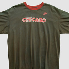 Chicago Bulls 2000s T-shirt Olive Vintage - NBA
