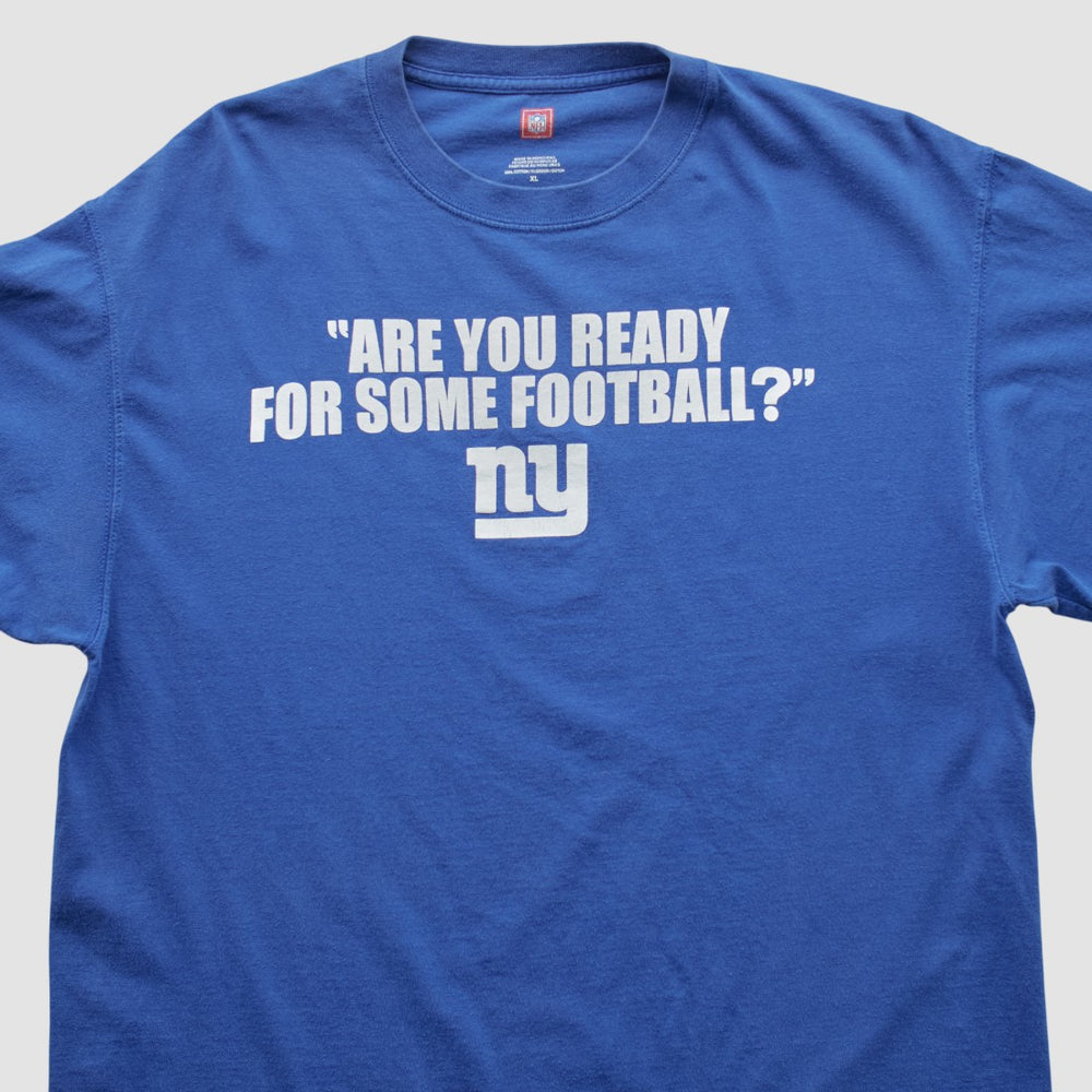 New York Giants NFL 2000s T-shirt Blue Vintage | Fanatics