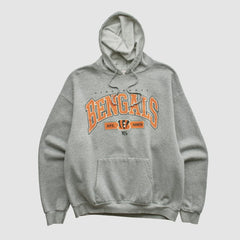 Cincinnati Bengals NFL 2000s Hooded Pullover Sweatshirt Heather Gray Vintage | Fanatics