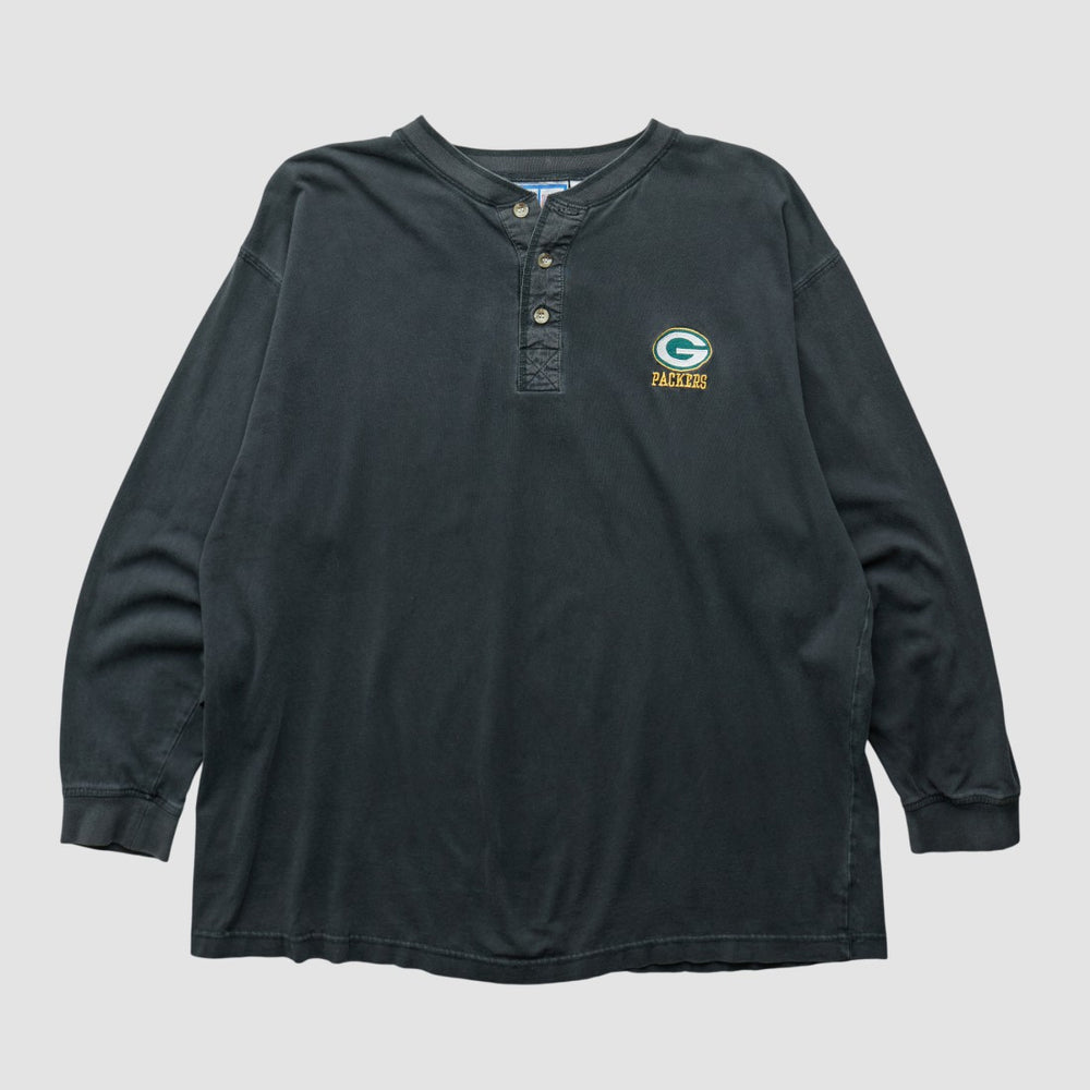 Green Bay Packers Logo 7 90s Long Sleeve T-shirt Black Vintage | Fanatics