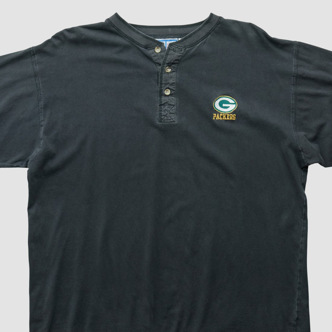 Green Bay Packers Logo 7 90s Long Sleeve T-shirt Black Vintage | Fanatics