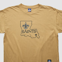 New Orleans Saints Reebok 2000s T-shirt Tan Vintage | Fanatics