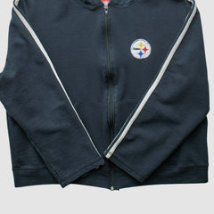 Pittsburgh Steelers NFL 2000s Hooded Full Zip Sweatshirt Black Vintage | Fanatics