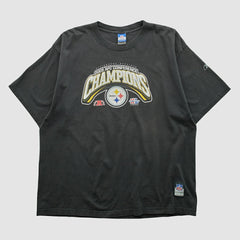 Pittsburgh Steelers Reebok 2005 T-shirt Black Vintage | Fanatics
