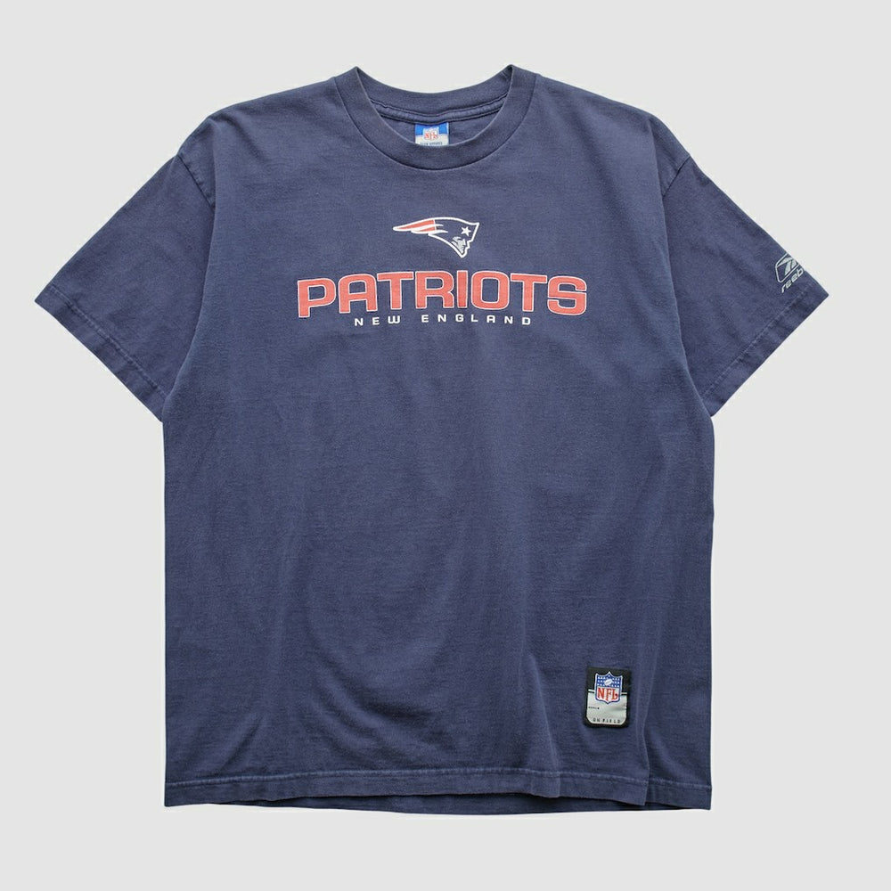 New England Patriots Reebok 2000s T-shirt Navy Vintage | Fanatics