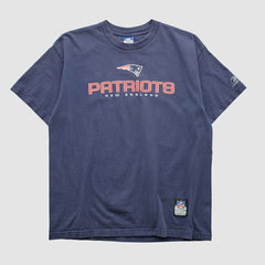 New England Patriots Reebok 2000s T-shirt Navy Vintage | Fanatics