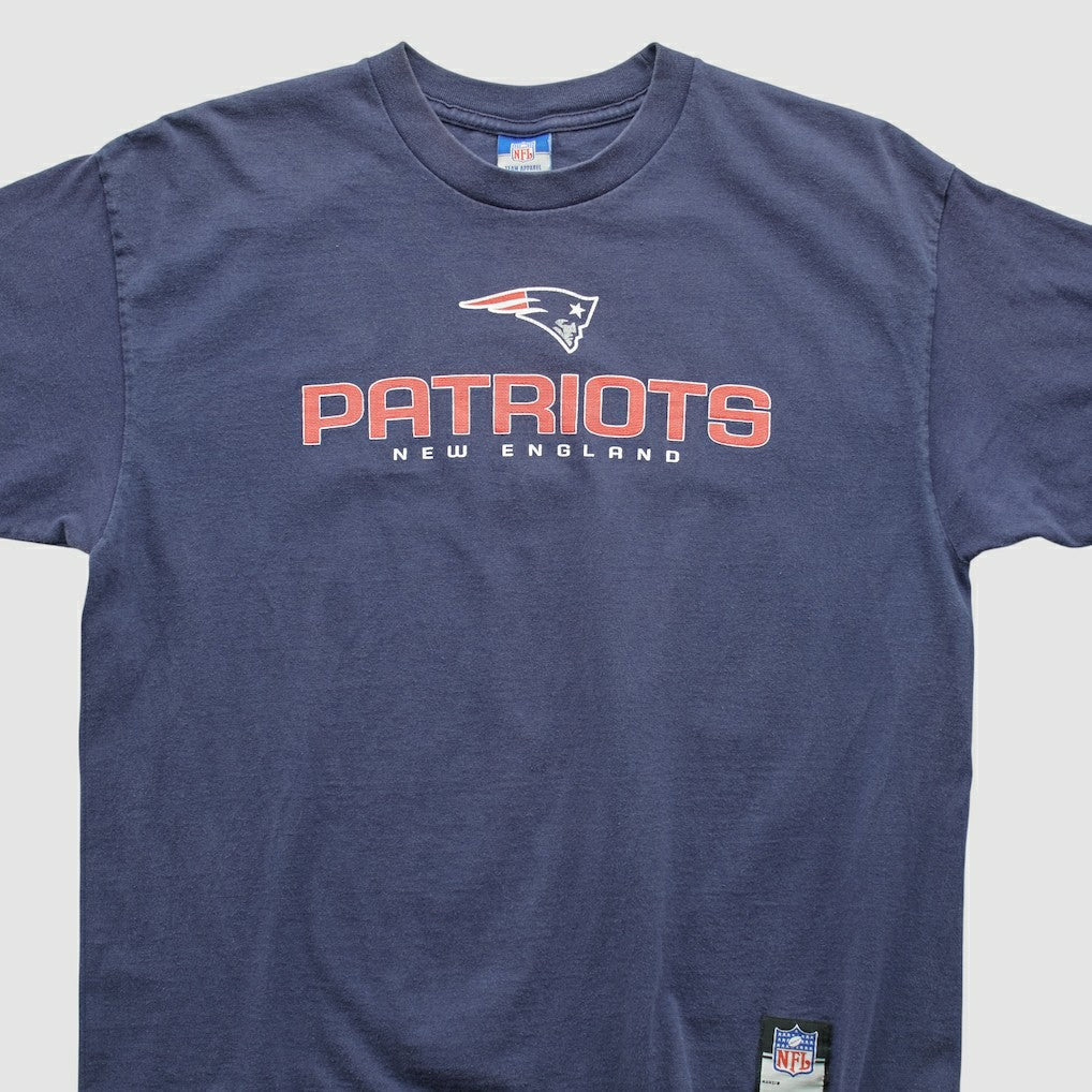 New England Patriots Reebok 2000s T-shirt Navy Vintage | Fanatics