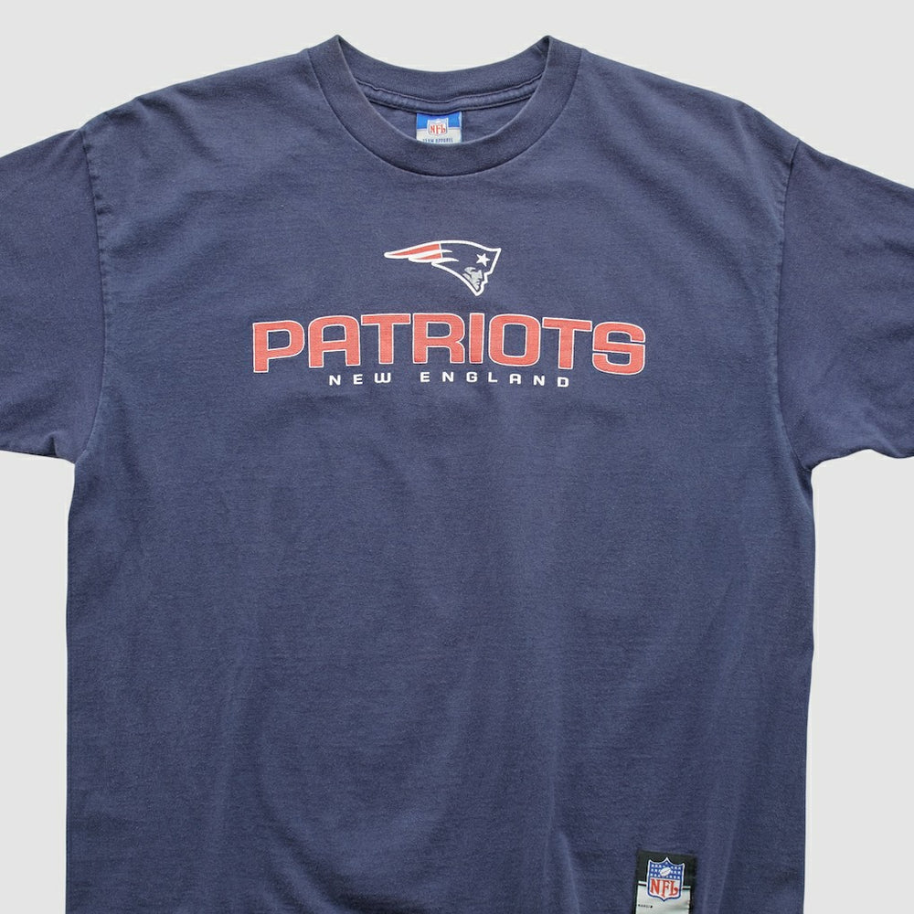 New England Patriots Reebok 2000s T-shirt Navy Vintage | Fanatics