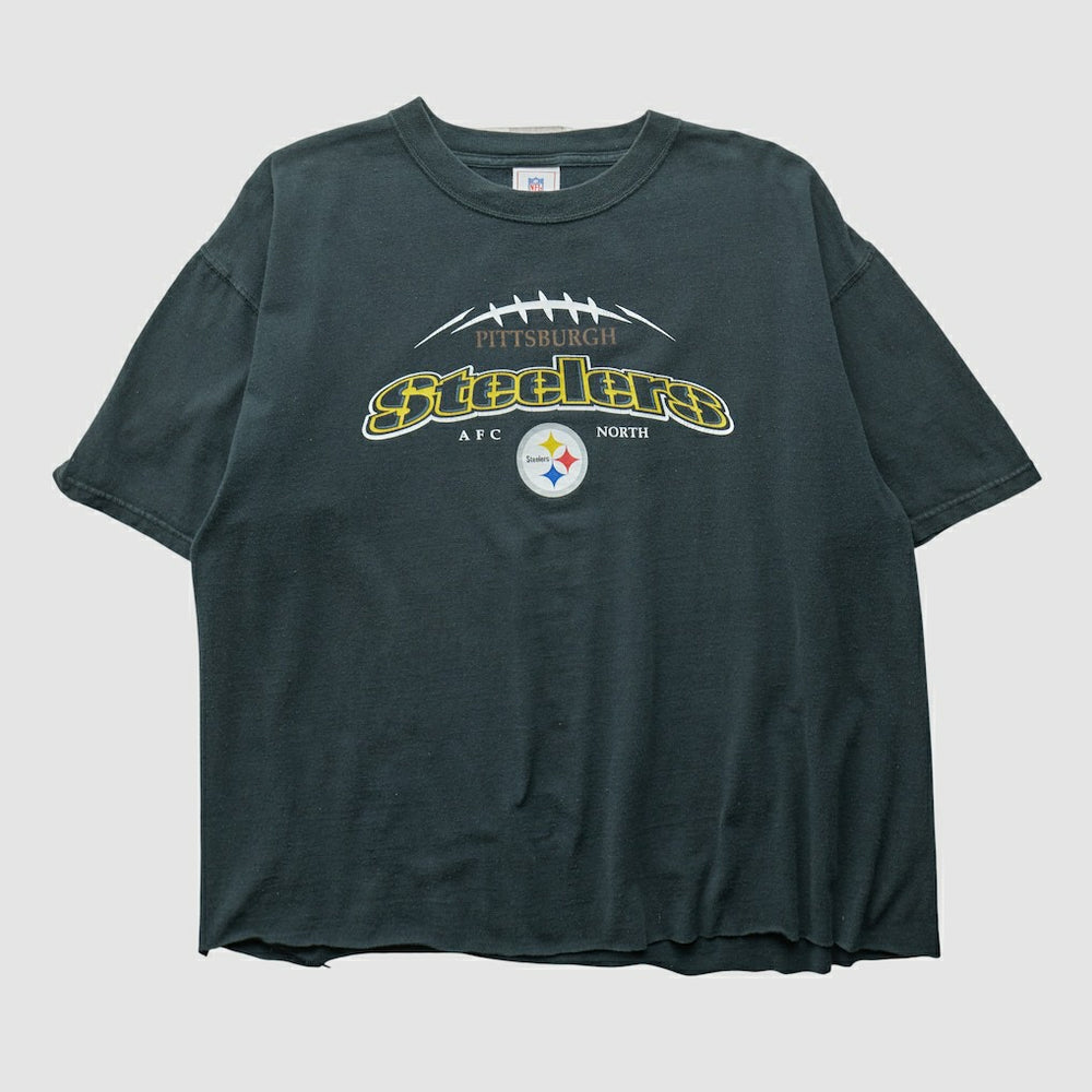 Pittsburgh Steelers NFL 2000s T-shirt Black Vintage | Fanatics