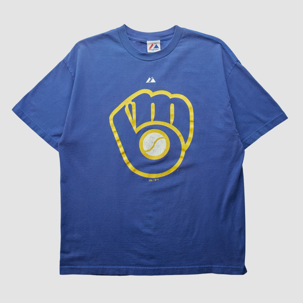 Milwaukee Brewers Majestic 2000s T-shirt - MLB