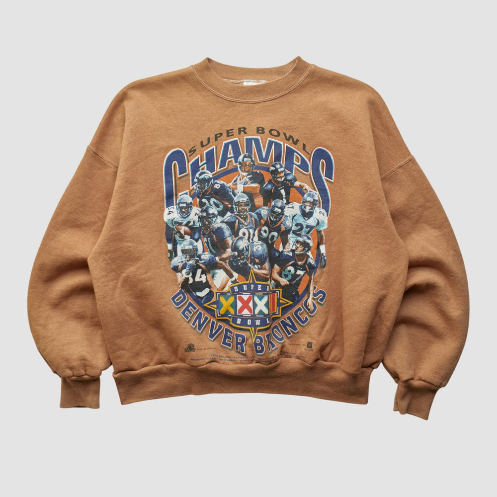 Denver Broncos Hanes 1998 Pullover Sweatshirt Clay Vintage | Fanatics