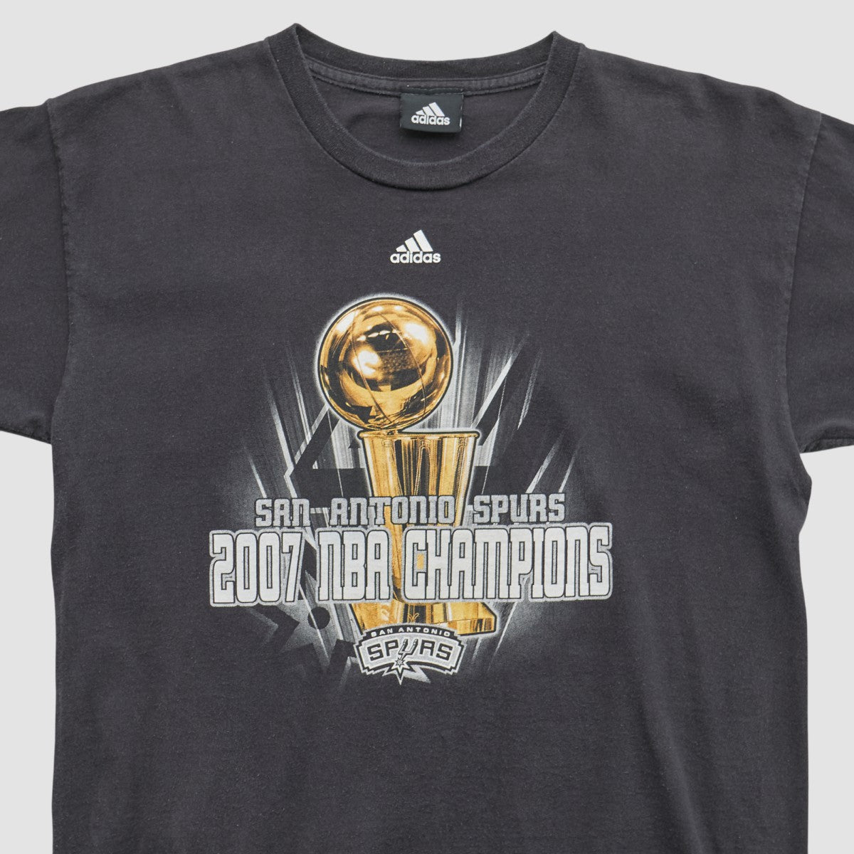 San Antonio Spurs 2007 T-shirt Black Vintage - NBA