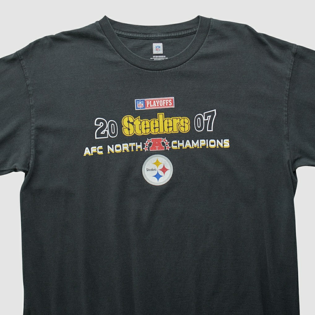 Pittsburgh Steelers NFL 2007 Long Sleeve T-shirt Black Vintage | Fanatics