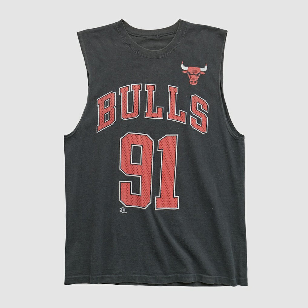 Chicago Bulls 90s Tank Black Vintage - NBA