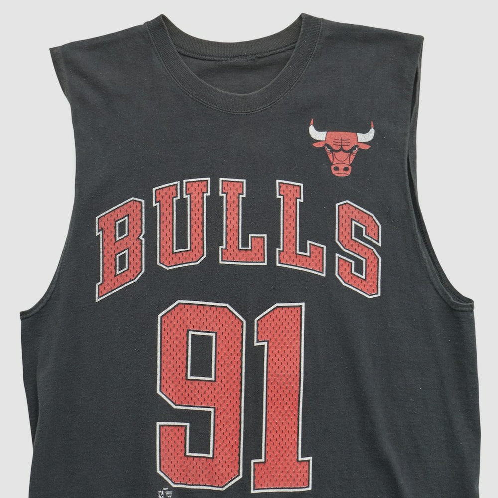 Chicago Bulls 90s Tank Black Vintage - NBA