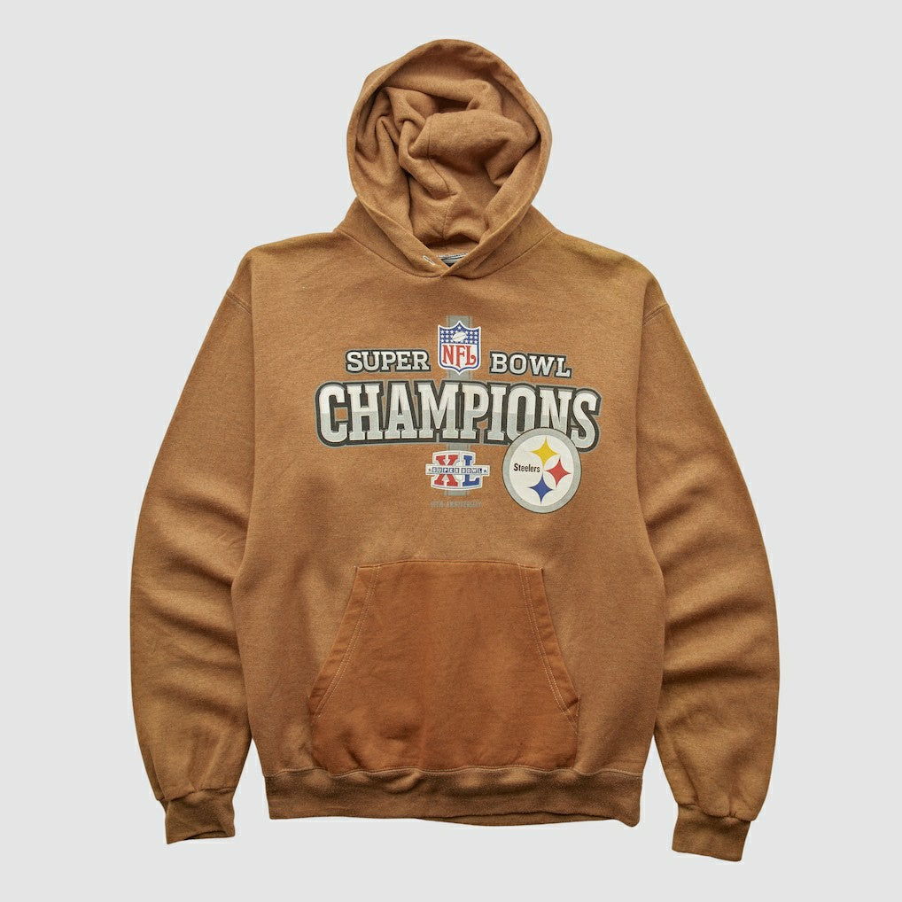 Super Bowl XL Reebok 2006 Hooded Pullover Sweatshirt Clay Vintage | Fanatics