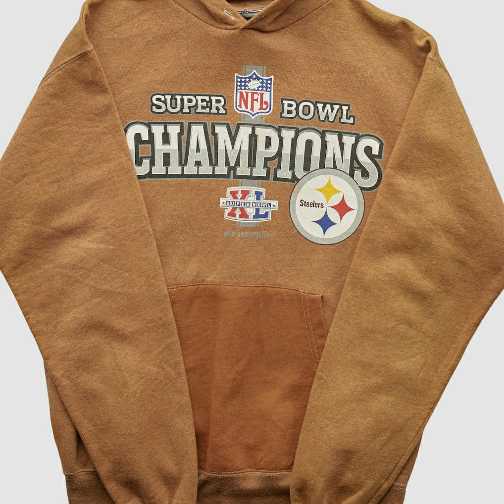 Super Bowl XL Reebok 2006 Hooded Pullover Sweatshirt Clay Vintage | Fanatics