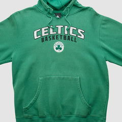 Boston Celtics 2010s Hooded Pullover Sweatshirt Green Vintage - NBA