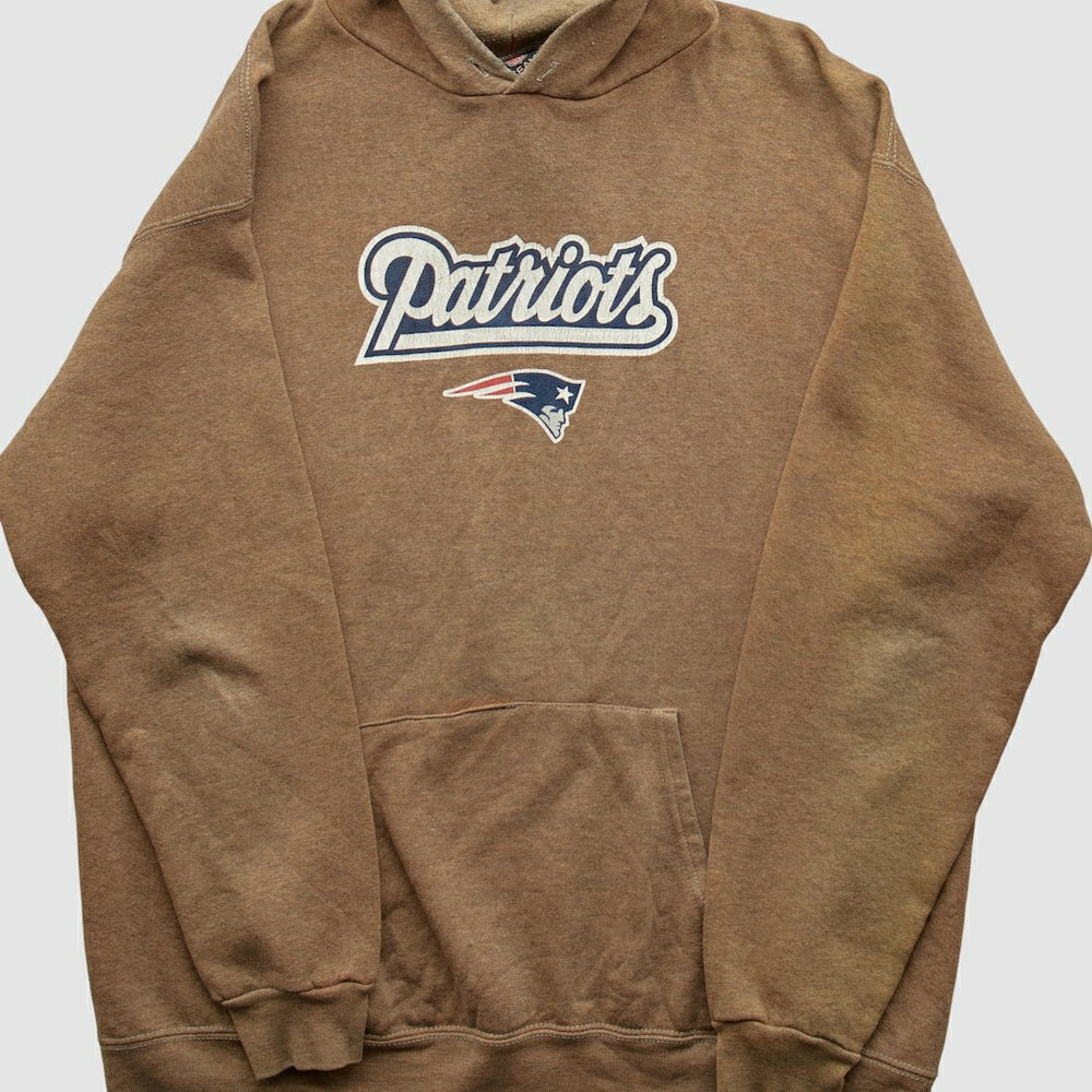 New England Patriots NFL 2000s Hooded Pullover Sweatshirt Clay Vintage | Fanatics