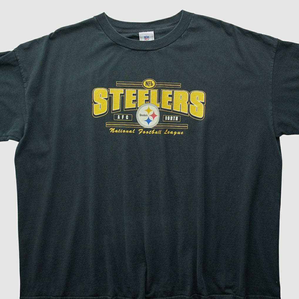 Pittsburgh Steelers NFL 2000s T-shirt Black Vintage | Fanatics