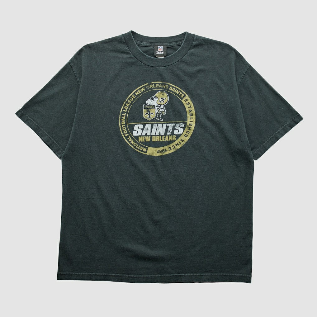 New Orleans Saints NFL 2010s T-shirt Black Vintage | Fanatics