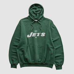 New York Jets NFL 2000s Hooded Pullover Sweatshirt Green Vintage | Fanatics