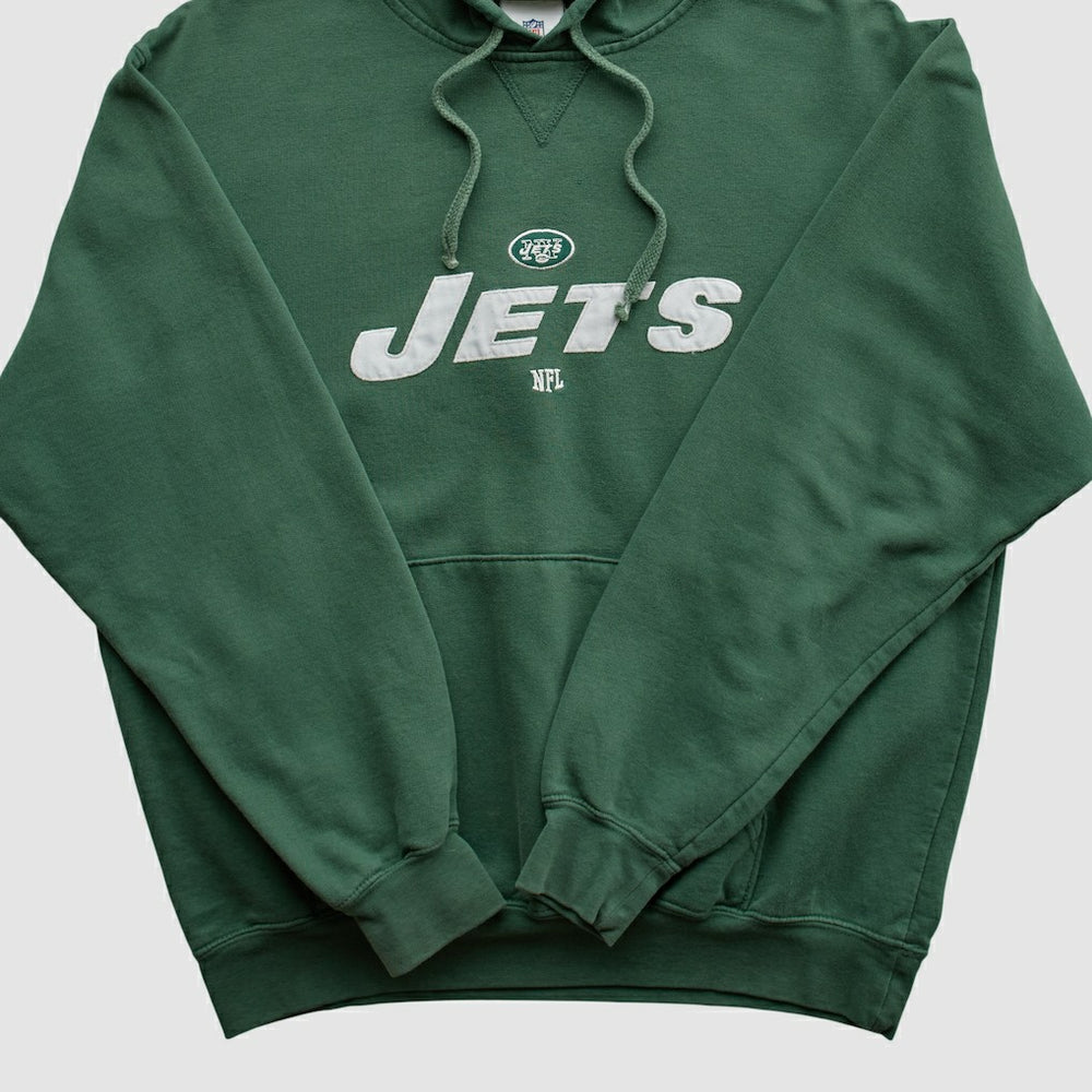 New York Jets NFL 2000s Hooded Pullover Sweatshirt Green Vintage | Fanatics