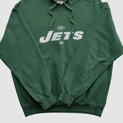 New York Jets NFL 2000s Hooded Pullover Sweatshirt Green Vintage | Fanatics