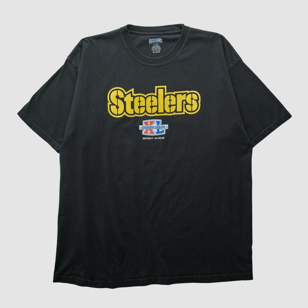 Pittsburgh Steelers Reebok 2006 T-shirt Black Vintage | Fanatics