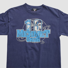 Mehmet Okur UNK 2000s T-shirt Navy Vintage - NBA