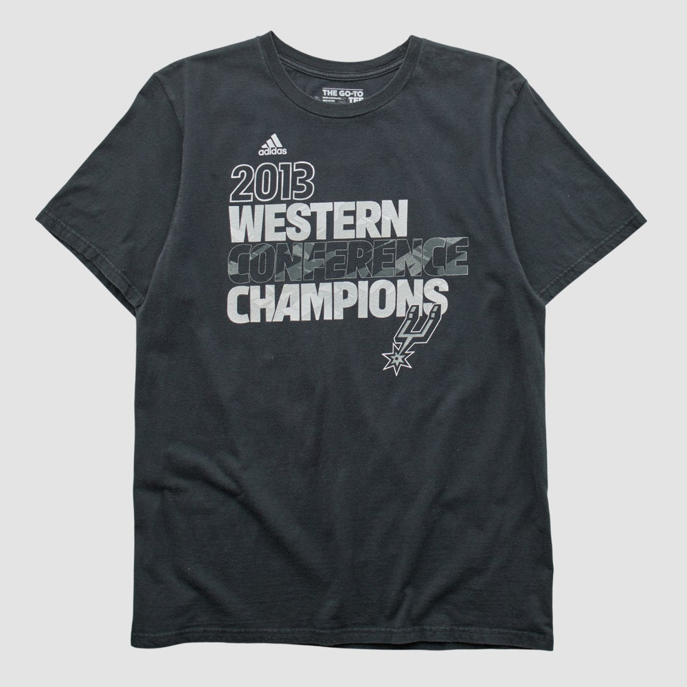 San Antonio Spurs 2013 T-shirt Black Vintage - NBA