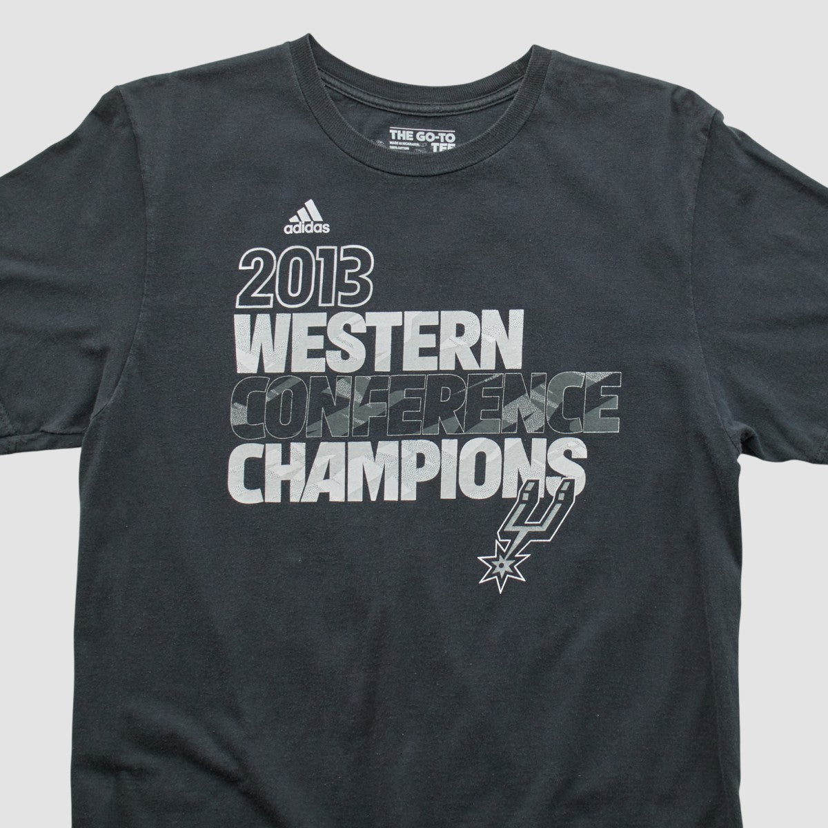San Antonio Spurs 2013 T-shirt Black Vintage - NBA