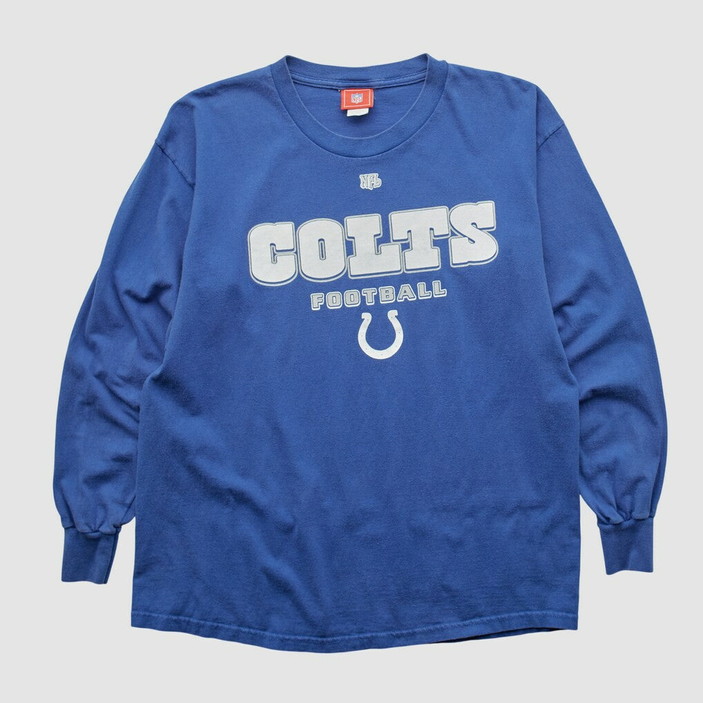 Indianapolis Colts NFL 2000s Long Sleeve T-shirt Blue Vintage | Fanatics