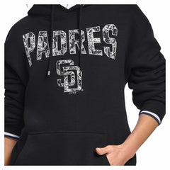 San Diego Padres Starter Women's Lace Team Lockup Fleece Hoodie - MLB