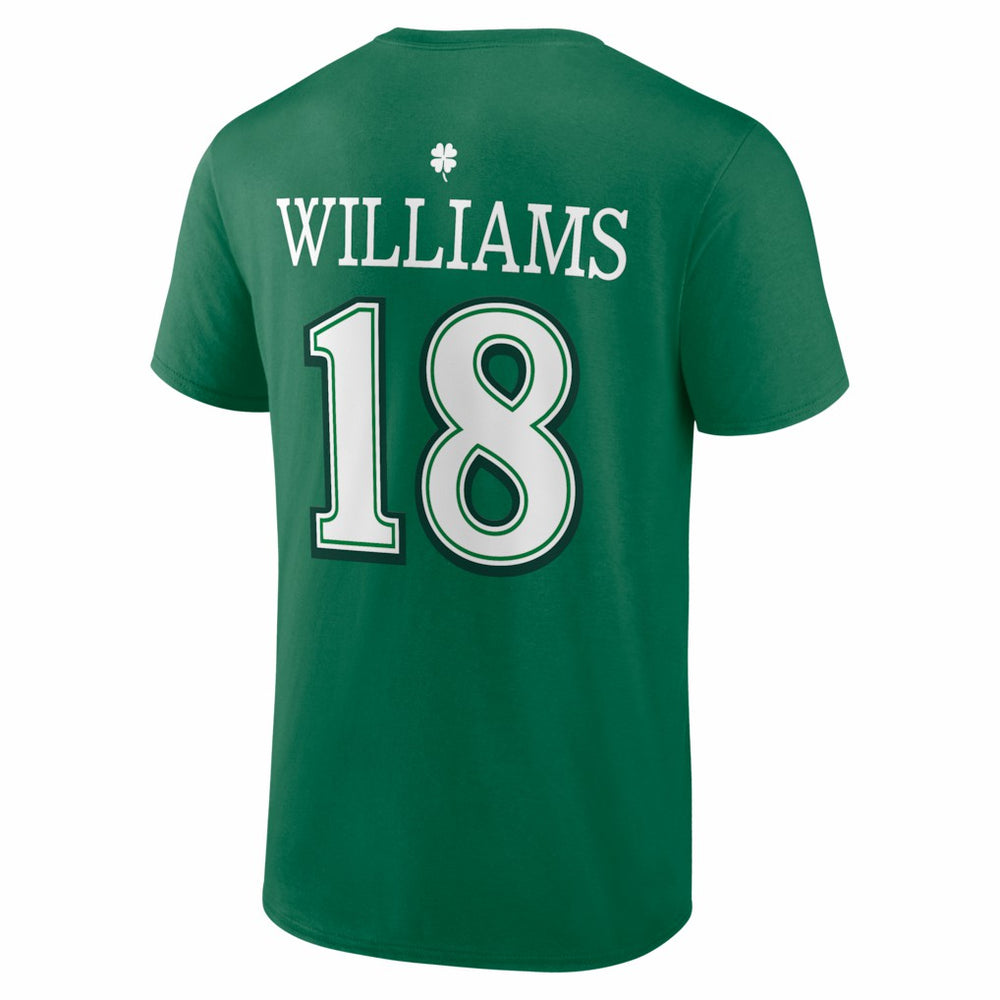 Caleb Williams Chicago Bears St. Patrick's Day Icon Name & Number T-Shirt Green | NFL