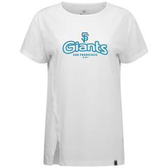 San Francisco Giants Levelwear Women's Blue Haven Influx Cornerstone T-Shirt - MLB