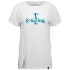 Texas Rangers Levelwear Women's Blue Haven Influx Cornerstone T-Shirt - MLB