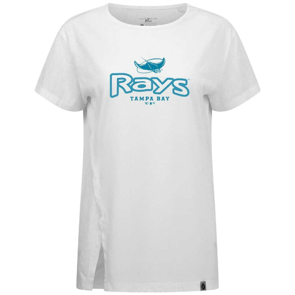 Tampa Bay Rays Levelwear Women's Blue Haven Influx Cornerstone T-Shirt - MLB
