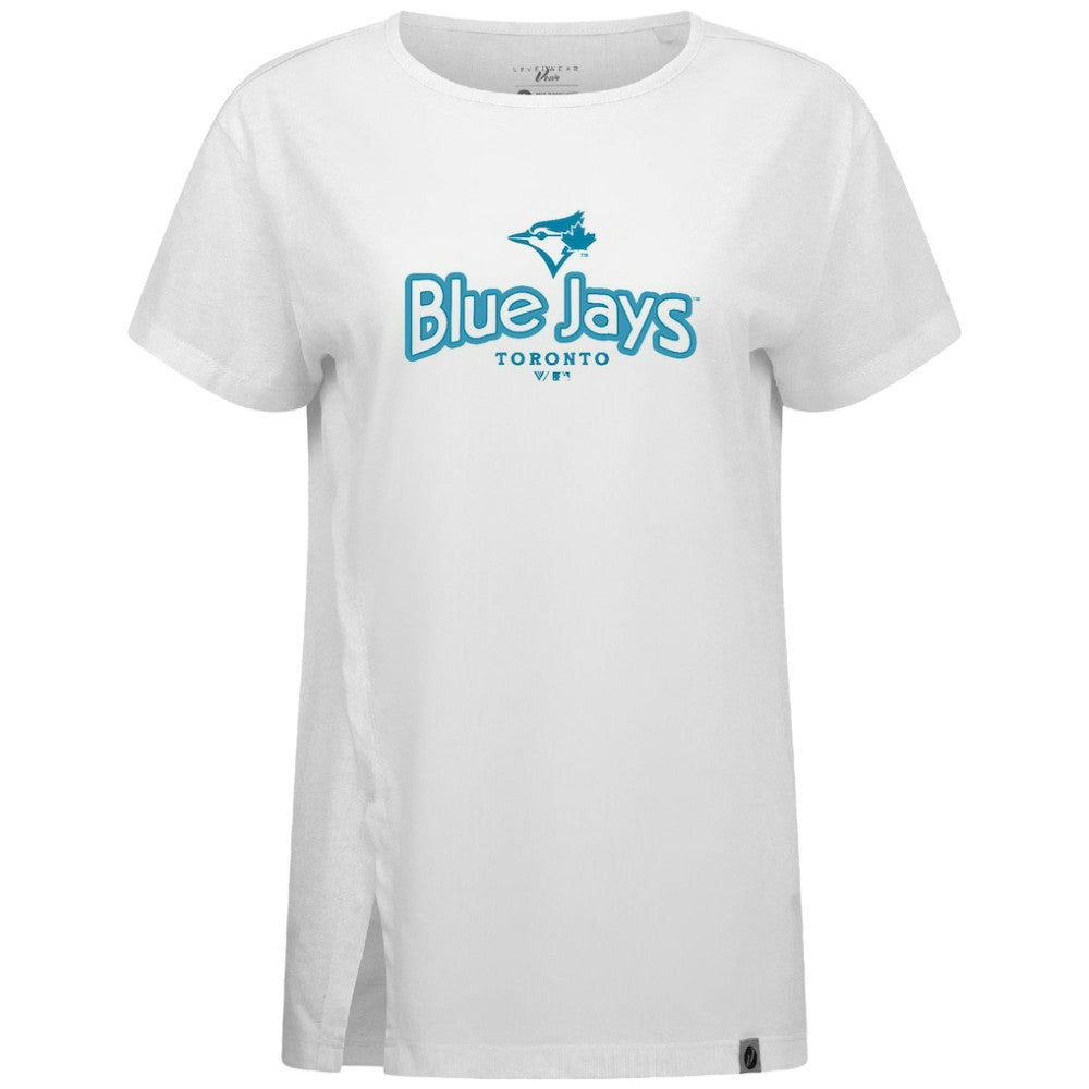 Toronto Blue Jays Levelwear Women's Blue Haven Influx Cornerstone T-Shirt - MLB