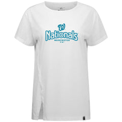 Washington Nationals Levelwear Women's Blue Haven Influx Cornerstone T-Shirt - MLB