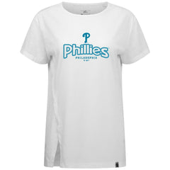 Philadelphia Phillies Levelwear Women's Blue Haven Influx Cornerstone T-Shirt - MLB