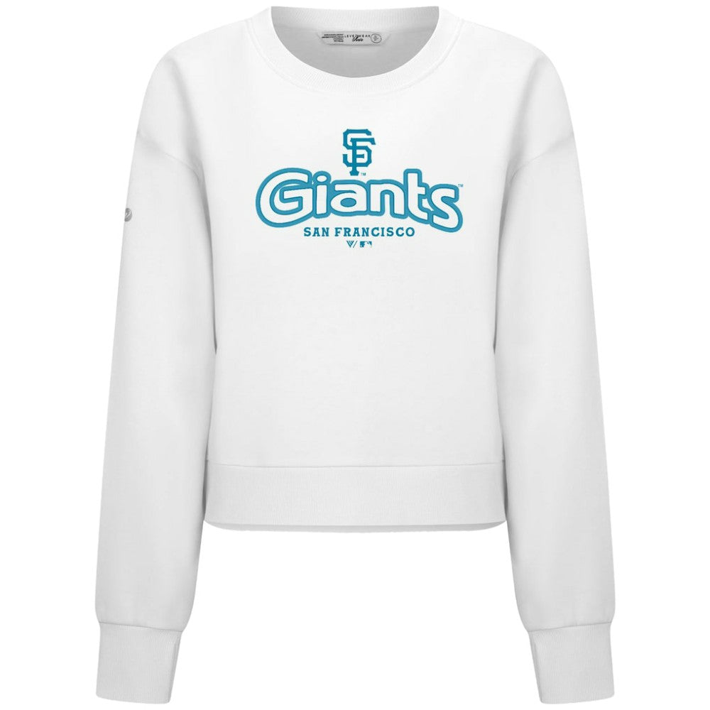 San Francisco Giants Levelwear Women's Judd Cornerstone Cropped Sweatshirt - MLB