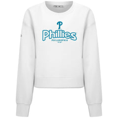 Philadelphia Phillies Levelwear Women's Judd Cornerstone Cropped Sweatshirt - MLB