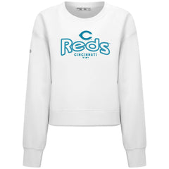Cincinnati Reds Levelwear Women's Judd Cornerstone Cropped Sweatshirt - MLB