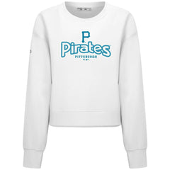 Pittsburgh Pirates Levelwear Women's Judd Cornerstone Cropped Sweatshirt - MLB